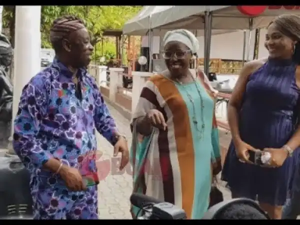 Video: Veteran Actress Joke Silva Arrives Looking Beautiful At Tunde Kilani